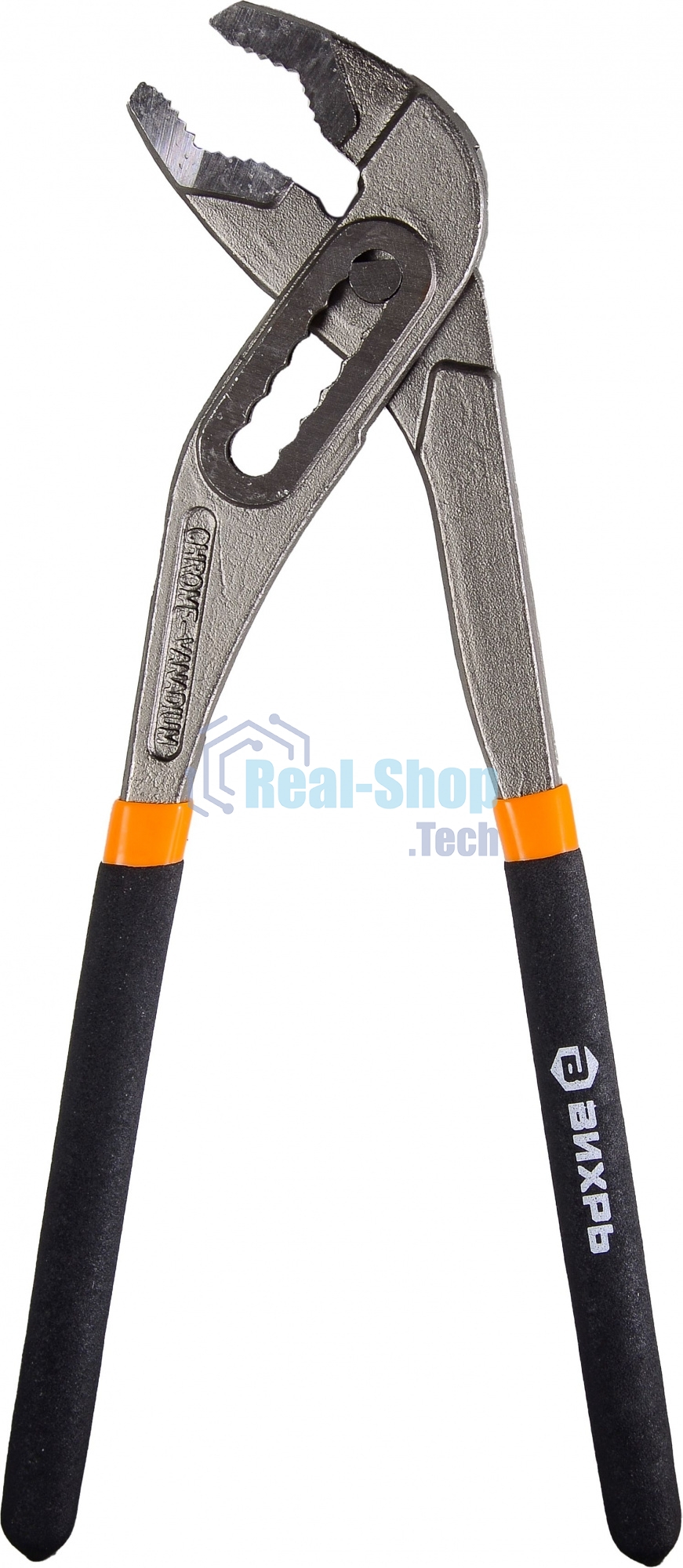 Клещи переставные,250 мм.,обливные рукоятки