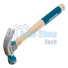 Молоток-гвоздодер Gross AMERICAN HICKORY 450 г, угол 45, магнит, обрезиненная рукоятка