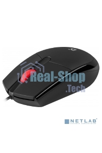 Мышь проводная Defender Delta MM-523 черный, 1000 dpi, USB, кнопки - 3