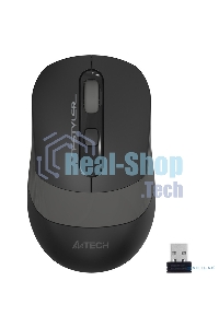 Мышь беспроводная A4Tech Fstyler FG10S черный/серый, 2000 dpi, радиоканал, USB, кнопки - 4
