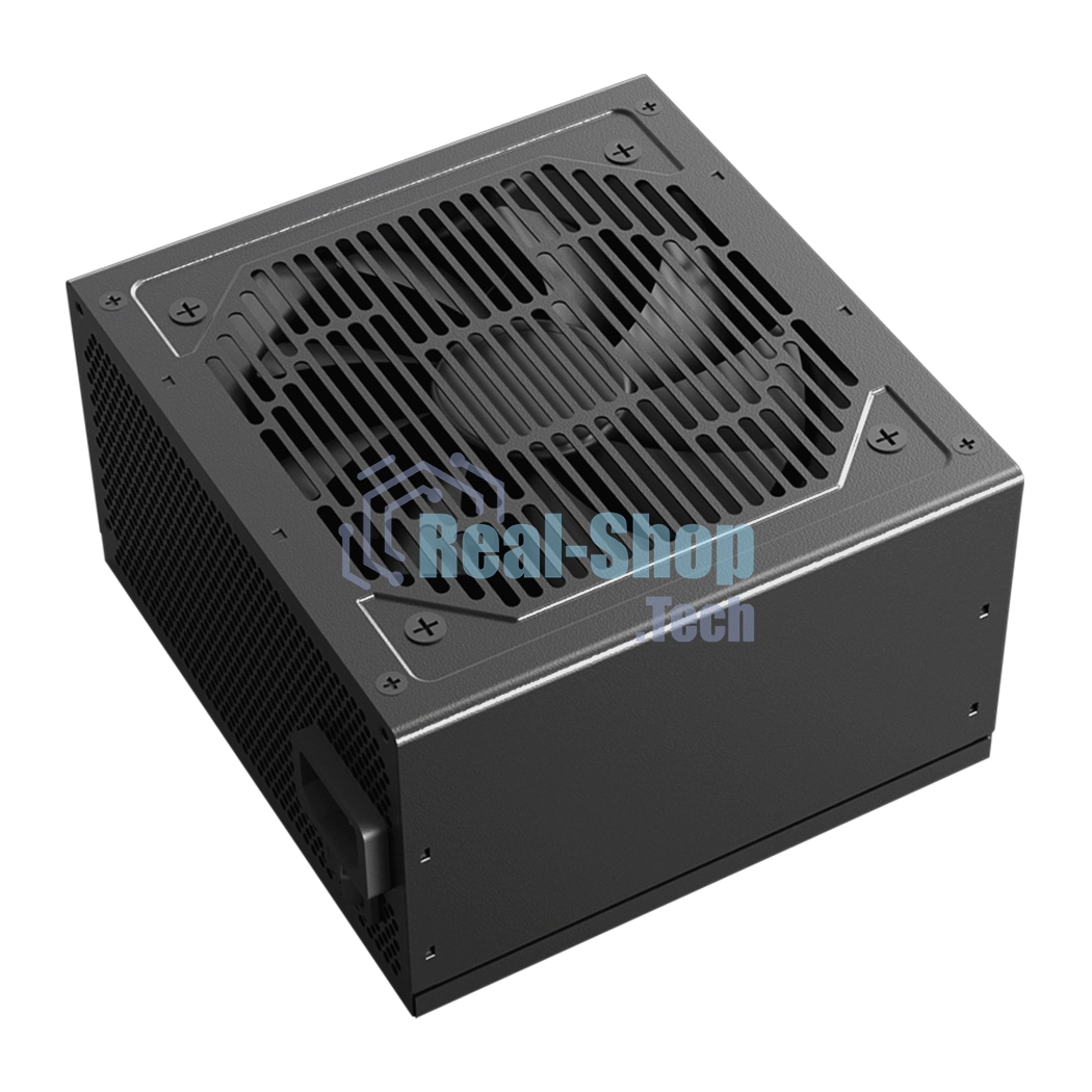 Блок питания PCCOOLER, 750W 80 PLUS белый (ATX, ATX 2.4, Non-modular, 1x24(20+4)pin 550мм, 1xCPU*2 8(4+4)pin 610+150мм, 3xPCIe 8(6+2)pin 510мм, 2xSATA*3+MOLEX4pin*1 450+150+150+150мм, Active, 120x120мм, 140x150x86мм, APFC, OVP, SCP, OPP (140-160%, 2ms delay))