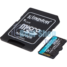 Флеш карта microSDXC 256Gb Kingston SDCG4/256Gb Canvas Go! Plus A2 + adapter