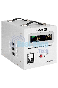 Стабилизатор напряжения ExeGate Expert AS-20000 (20000ВА, вход 140-260В, цветной дисплей, выход 220В±8%, КПД 98%, 5 уровней защиты, задержка, усиленный метал. корпус, клем.колодка, RTL)