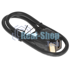 Кабель-удлинитель HDMI Cablexpert CC-HDMI4X-0.5M, 19M/19F, v2.0, позол.разъемы, экран, 0.5м, черный, пакет