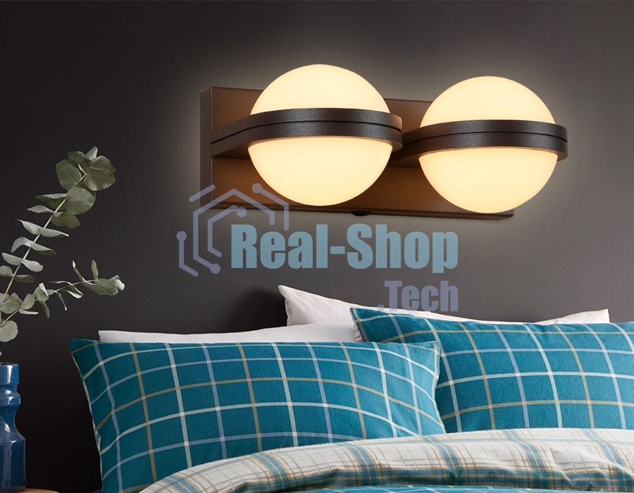 Настенный светильник FW559/2 SCF кофе песок LED 3000K 10W 240*80*138