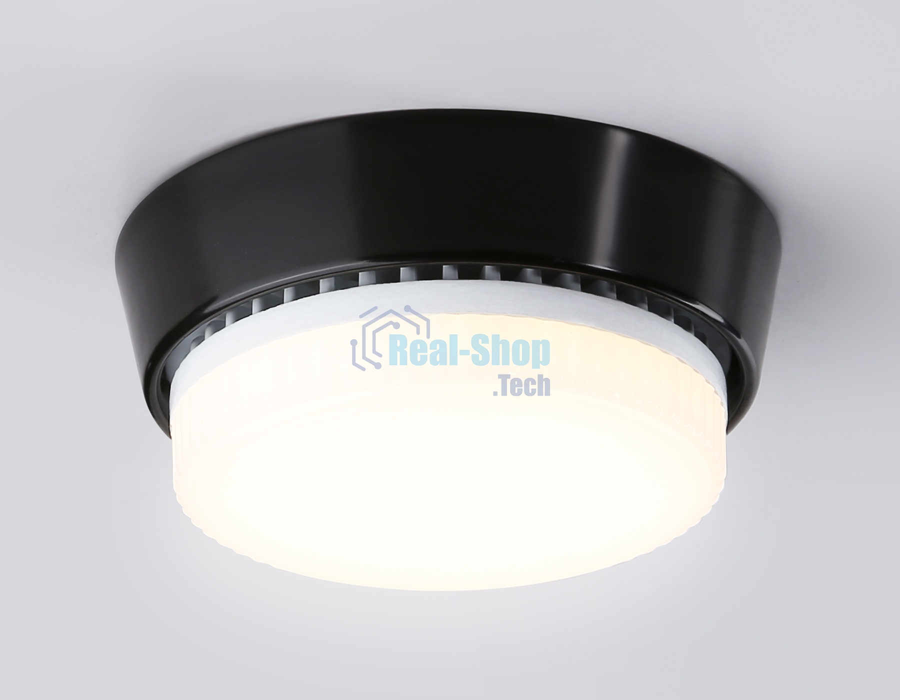 Светильник накладной G10189 BK черный GX53 max 12W D90*20