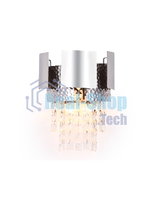 Светильник Ambrella light TR5250/2 SL/CL серебро/прозрачный E14/2 max 40W 270*240*150