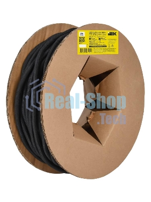 Оплетка кабельная IEK UBS30-PL-1920-025-K02. 19-20мм . 25м. самосворачивающаяся. черная