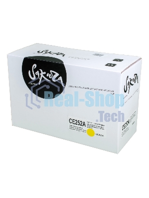 Картридж лазерный Sakura CE252A для HPColor LaserJet CM3530MFP/CM3530fsMFP/CP3525/CP3525n/CP3525dn/CP3525x, желтый, 7000 к.