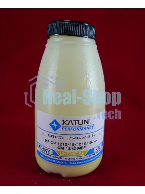 Тонер HP CP 1210/15/1510/18/25/CM 1312 MFP Yellow, химический (фл.45г.) Katun фас. Россия