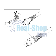 Разъем гнездо TV без пайки белый PROCONNECT