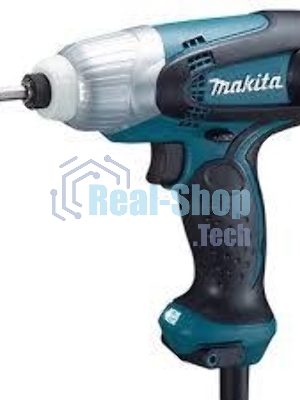 Дрель-шуруповерт Makita TD0101F, 230 Вт, 100 Нм, щеточный, ударный
