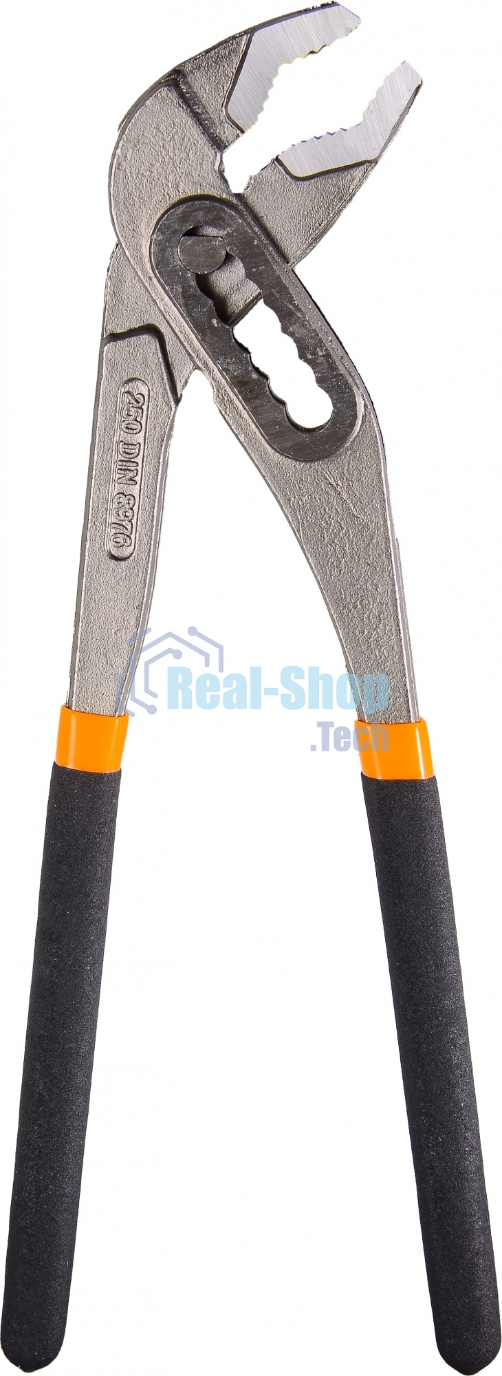 Клещи переставные,250 мм.,обливные рукоятки