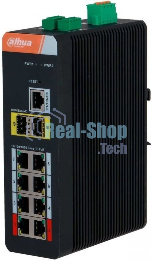 Коммутатор Dahua DH-IS4210-8GT-120 8x1 Гбит/с 2SFP 8PoE 120W управляемый