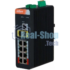 Коммутатор Dahua DH-IS4210-8GT-120 8x1 Гбит/с 2SFP 8PoE 120W управляемый