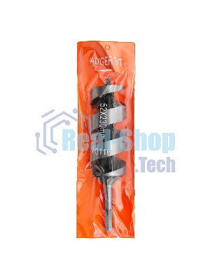 Сверло по дереву шнековое Matrix, 52 х 230 мм, 6-гранный хвостовик