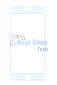 Защитное стекло 4D для Apple iPhone 7/8 Plus белый
