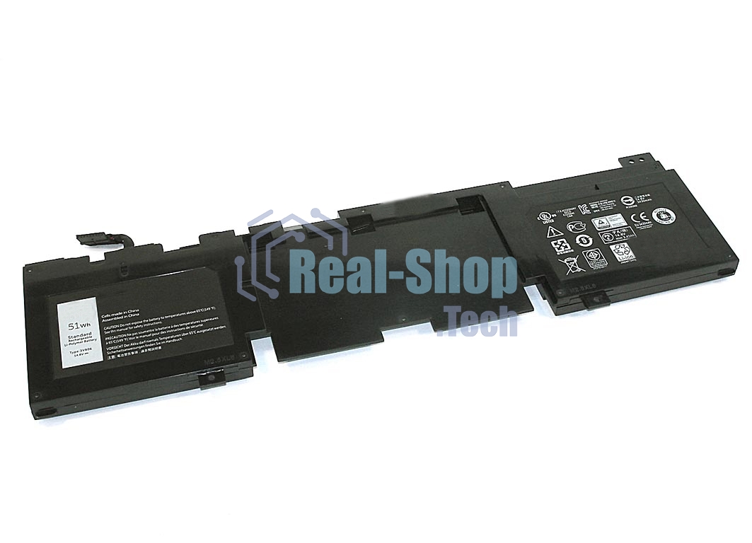 Аккумуляторная батарея для ноутбука Dell Alienware 13 R1 14.8V 51Wh