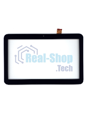 Сенсорное стекло (тачскрин) для Irbis TZ142. черное с рамкой