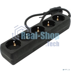 Удлинитель для ИБП ExeGate EX221200RUS SPU-5-0.5B (5 розеток, 0.5м, UPS вилка IEC320-C14, черный)