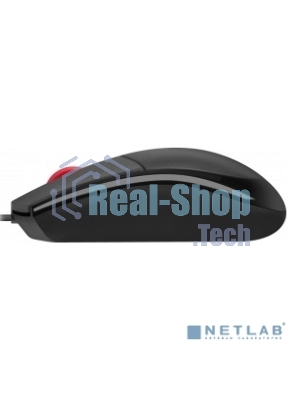 Мышь проводная Defender Delta MM-523 черный, 1000 dpi, USB, кнопки - 3