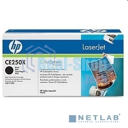 Картридж лазерный HP CE250X черный для CLJ CM3530/CP3525 10500 стр.
