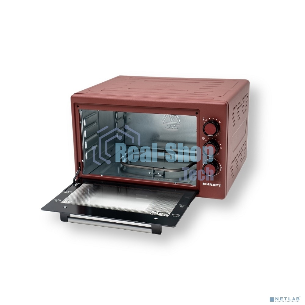Мини-печь Kraft KF-MO 3800 R красный