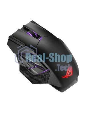 Мышь беспроводная/проводная ASUS ROG Spatha X черный, 19000 dpi, радиоканал, USB, кнопки - 12