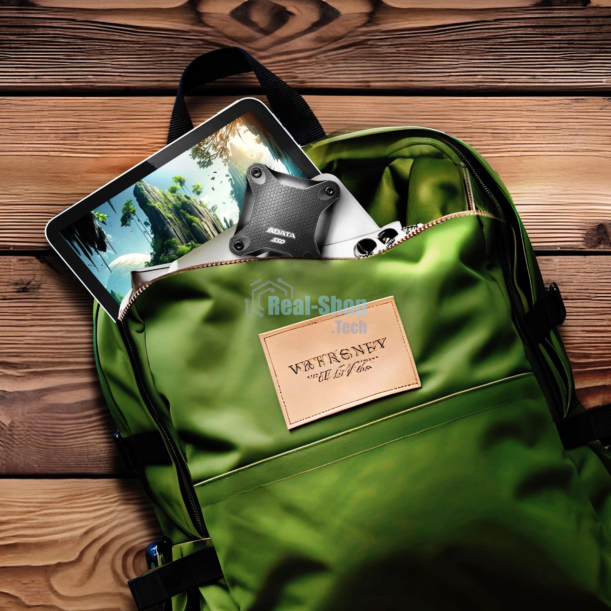 Внешний SSD ADATA SD620, 2TB, USB 3.2 Gen 2 Type-A, R/W 550/480, черный