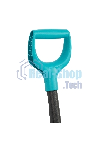 Лопата для уборки снега, полипропилен, 450х450х1355 мм, алюминиевый черенок, LUXE Palisad