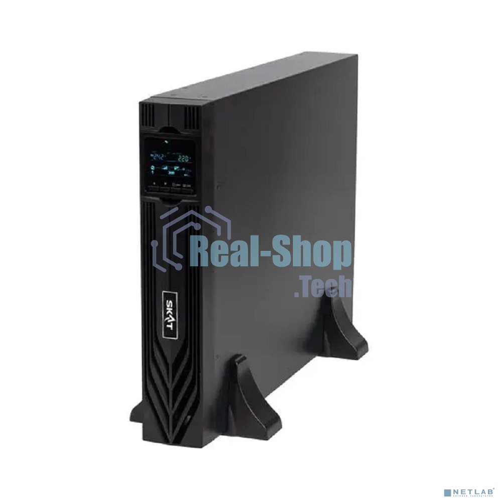 Источник бесперебойного питания Бастион SKAT-UPS 3000-RACK-ON-E P3 Online, синус, 3000ВА/3000 Вт, стойка/на пол, 8xC13 + 1xC19, встр. SNMP/USB/RS-232/EPO, БЕЗ АКБ (6 шт 40-200Ач) или SKAT ВС 72/9 RACK, МПТ (8775)