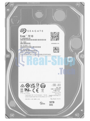 Жесткий диск SEAGATE HDD Server Exos 7E10 512E/4kn (3.5'/ 10Tb/ SAS 12Gb/s/7200rpm)