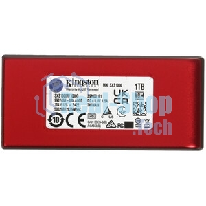Внешний SSD Kingston XS1000, 1Tb, USB Type-C 3.1, R/W 1050 МБ/с/ 1000 МБ/с черный