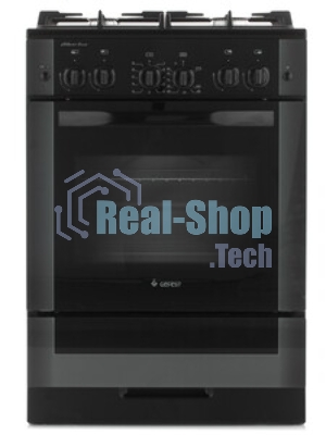 Плита газовая Gefest ПГ 6500-02 0115 черный, конфорок 4 шт, духовка 52 л, 60 см x 85 см x 60 см