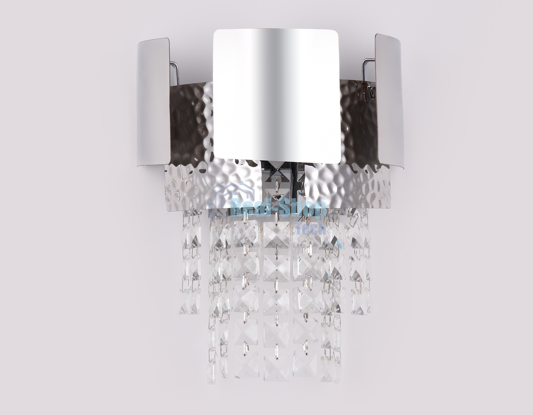 Светильник Ambrella light TR5250/2 SL/CL серебро/прозрачный E14/2 max 40W 270*240*150