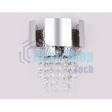 Светильник Ambrella light TR5250/2 SL/CL серебро/прозрачный E14/2 max 40W 270*240*150