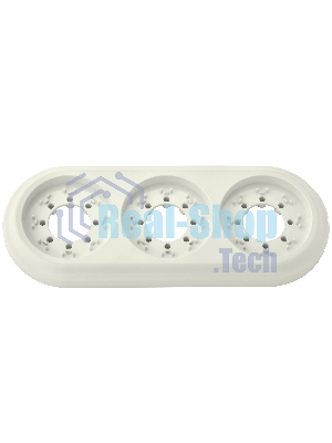Рамка Bylectrica Рамка 3-местн. серия РЕТРО, (ЮЛИГ.735212.472 бежевый)