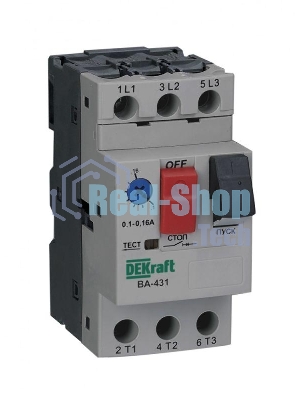 Выключатель автоматический защиты двигателя 3P 1.0-1.6А 100кА ВА-431 SchE 21225DEK