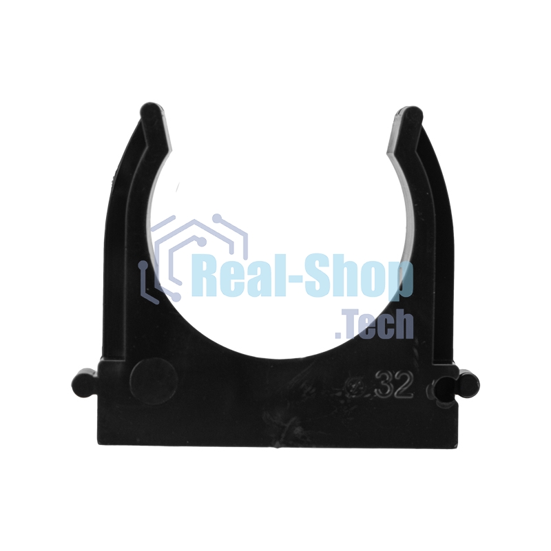 Крепеж-клипса для монтажного пистолета Rexant Ø 32 мм, черная (50 шт/уп)