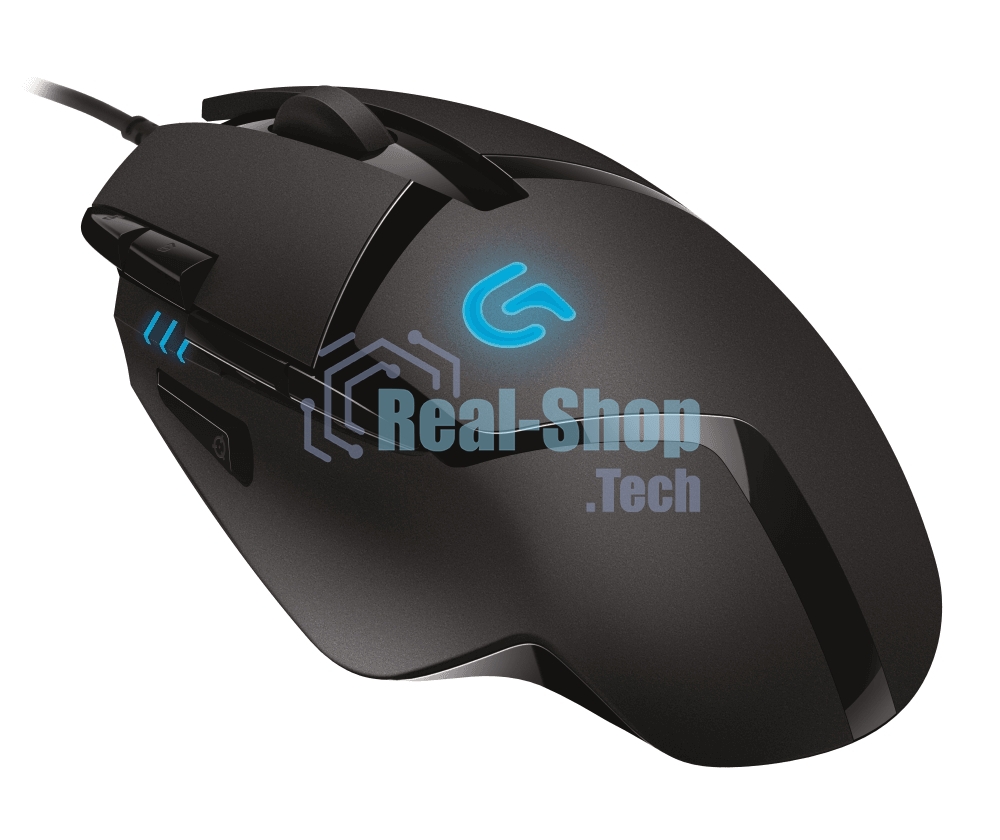 Мышь проводная Logitech G402 Hyperion Fury, черный, 4000 dpi, USB, кнопки - 8