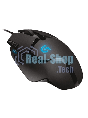 Мышь проводная Logitech G402 Hyperion Fury, черный, 4000 dpi, USB, кнопки - 8