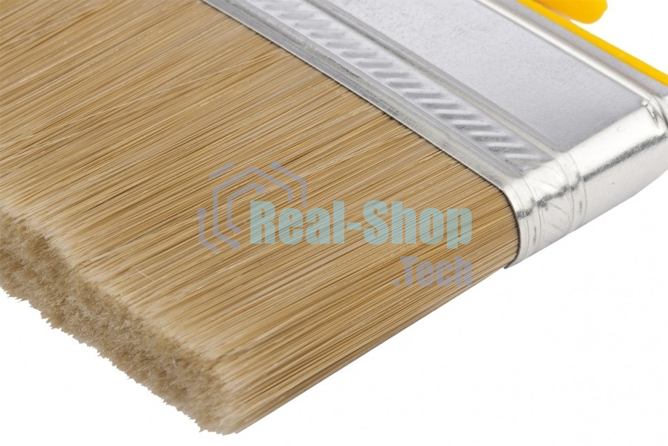 Кисть флейцевая Matrix для лаков, 100х12 мм, искусственная щетина, пластиковая рукоятка