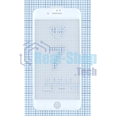 Защитное стекло 4D для Apple iPhone 7/8 Plus белый