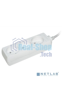 Удлинитель 3х1.5 м без заземл. 10А IP20 У3 2P ИЭК WYP10-06-03-01-N