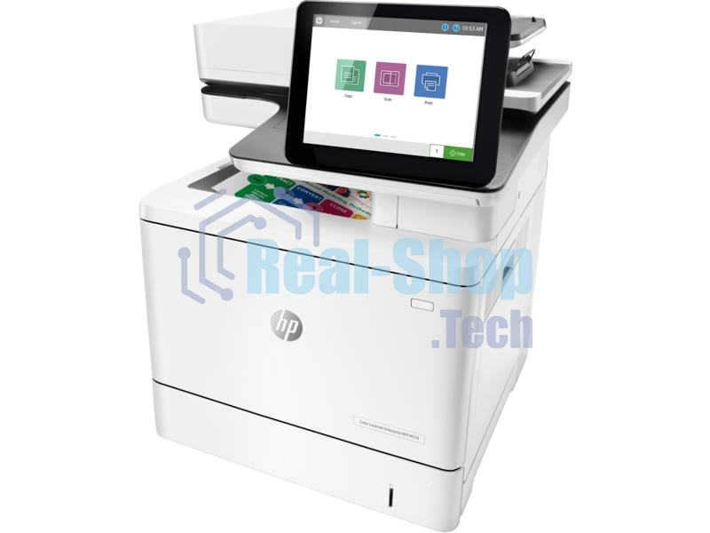 МФУ лазерное HP Color LaserJet Ent M578dn (7ZU85A), A4, цветной, печ. до 38 стр/мин., скан. до 43 стр/мин. (ч/б) 38 стр/мин. (цвет), 1200 x 1200 dpi (печать) 600x600dpi (скан.), USB, RJ-45, Air Print, Mopria