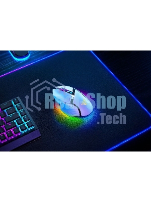 Мышь беспроводная/проводная Razer Basilisk V3 Pro 35K белый, 35000 dpi, радиоканал, Bluetooth, USB, кнопки - 11