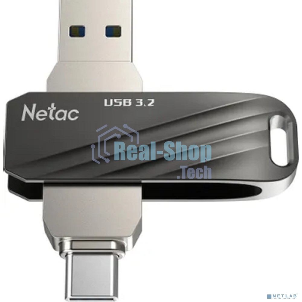 Флешка USB Netac US11 32Gb USB 3.0+TypeC Dual Flash