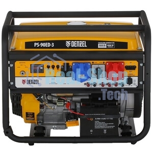 Электрогенератор бензиновый Denzel PS 90 ED-3, 9 кВт, 85 дБ, 90 кг