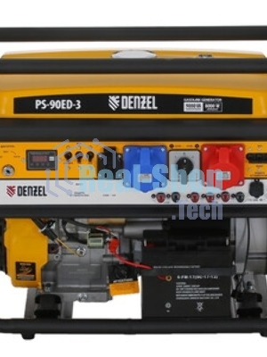 Электрогенератор бензиновый Denzel PS 90 ED-3, 9 кВт, 85 дБ, 90 кг