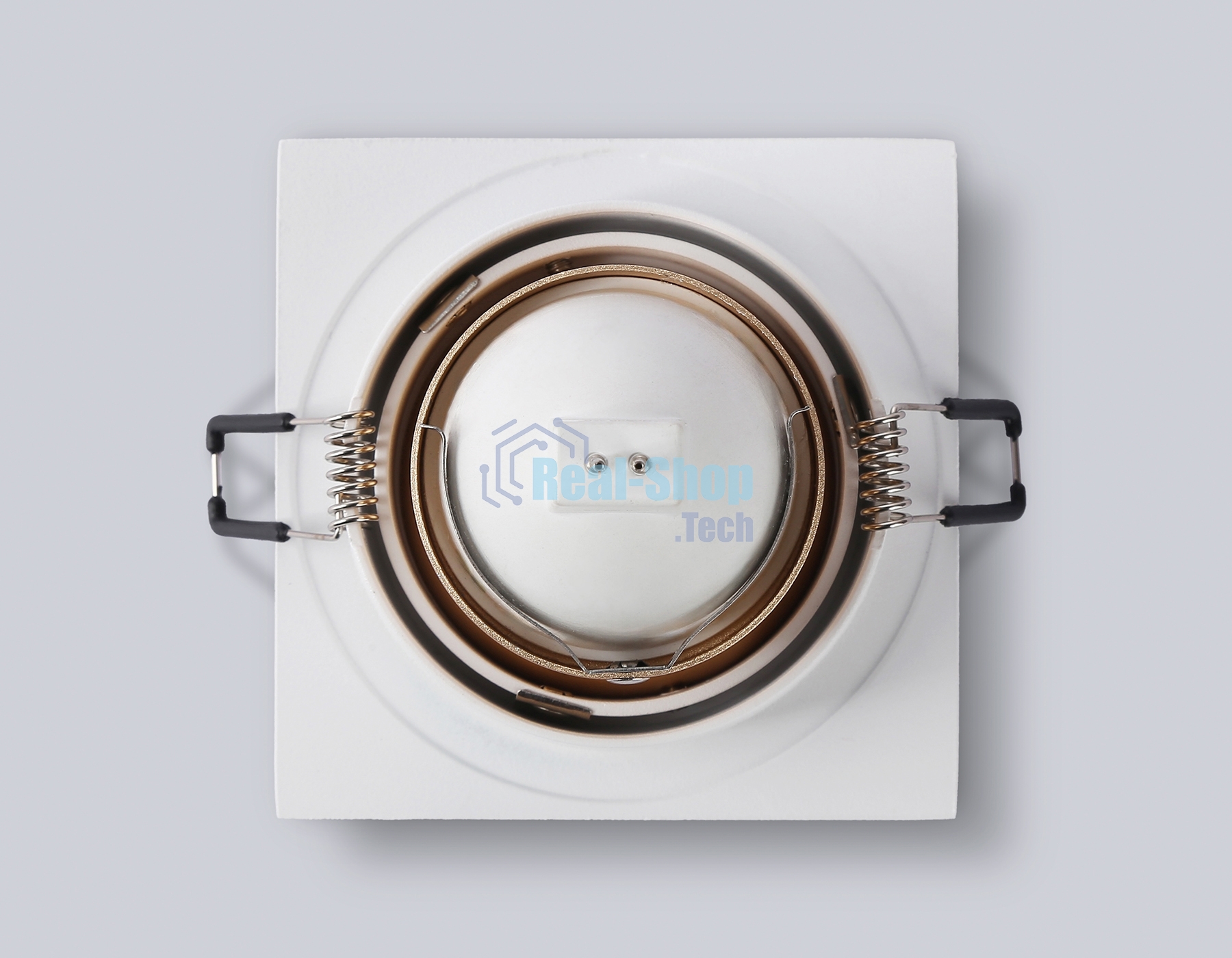 Встраиваемый точечный светильник Ambrella light TN102827 WH/GD белый/золото GU5.3 92*92*50